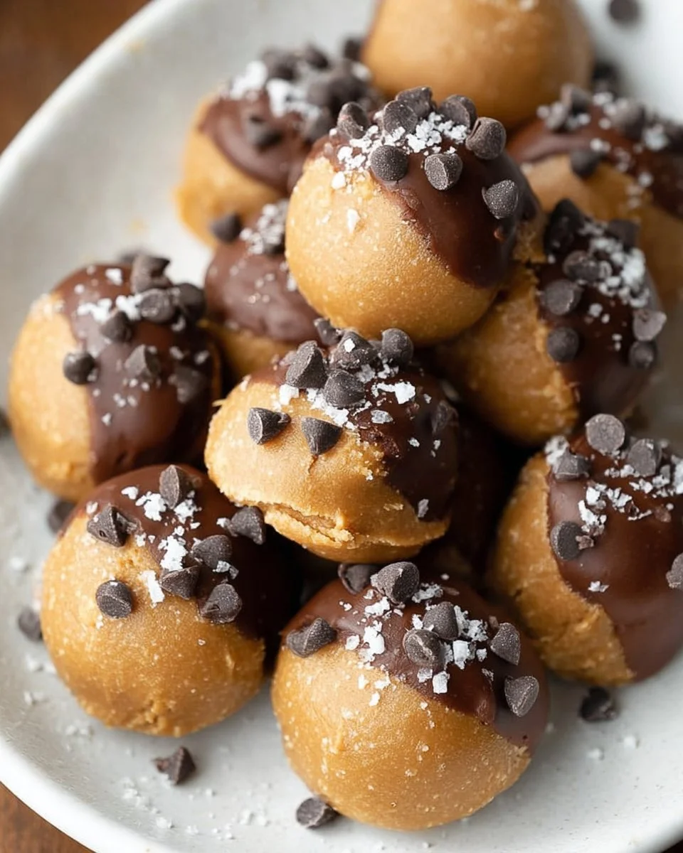 Healthy Buckeyes made with nutritious ingredients and natural sweeteners