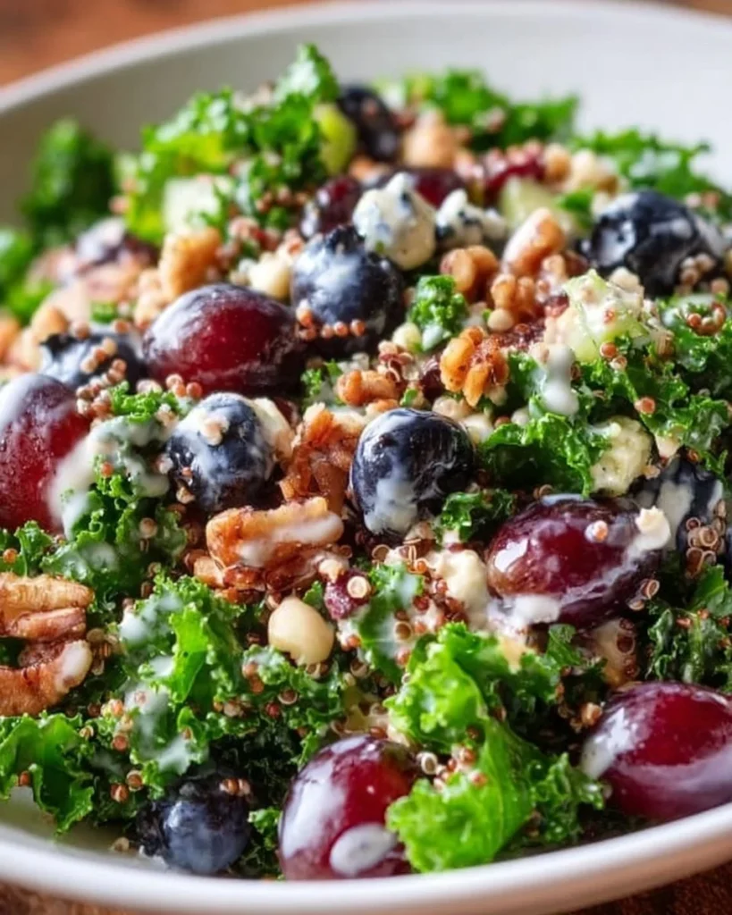 Colorful superfood salad bowl with fresh ingredients and vibrant toppings