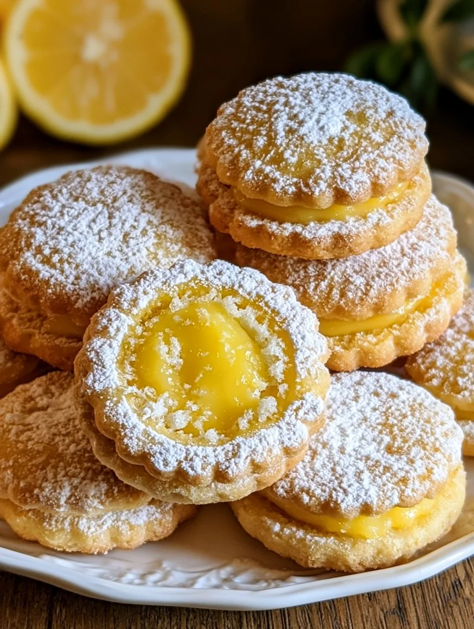 Biscuits au lemon curd