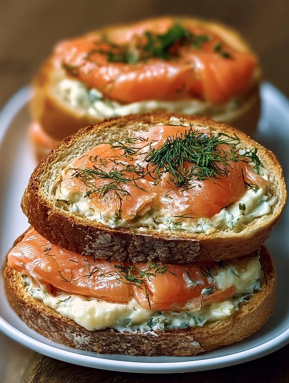Croque Saumon Fumé Boursin