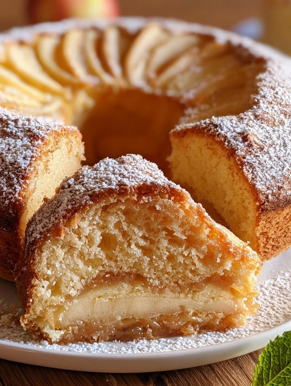 Gâteau aux pommes en purée