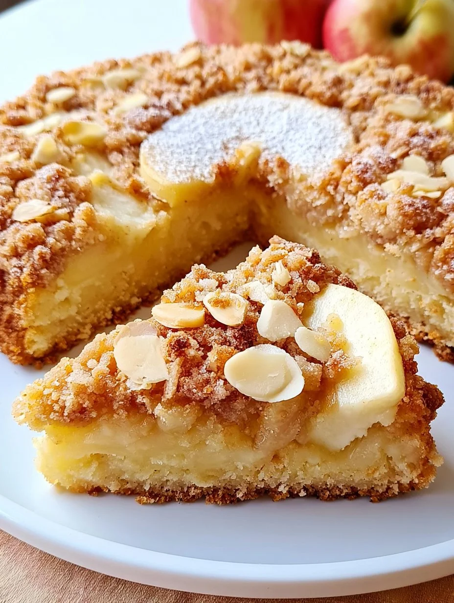 Gâteau crumble aux pommes facile et rapide