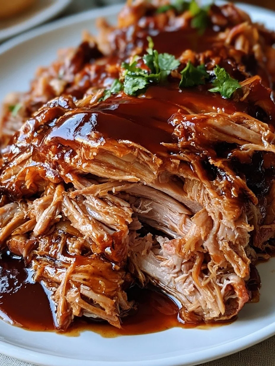 Porc effiloché barbecue