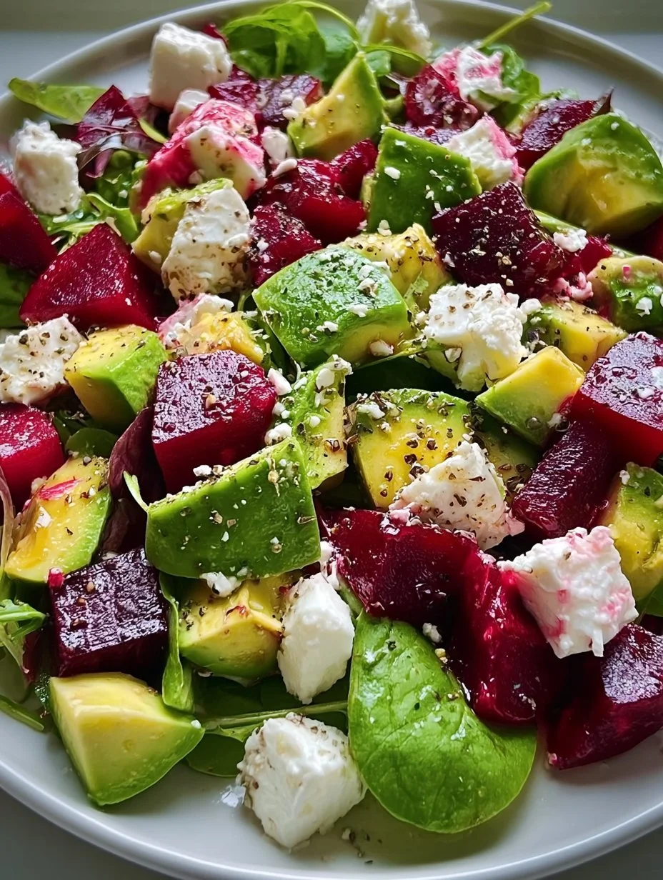 Salade Betteraves Avocat Feta