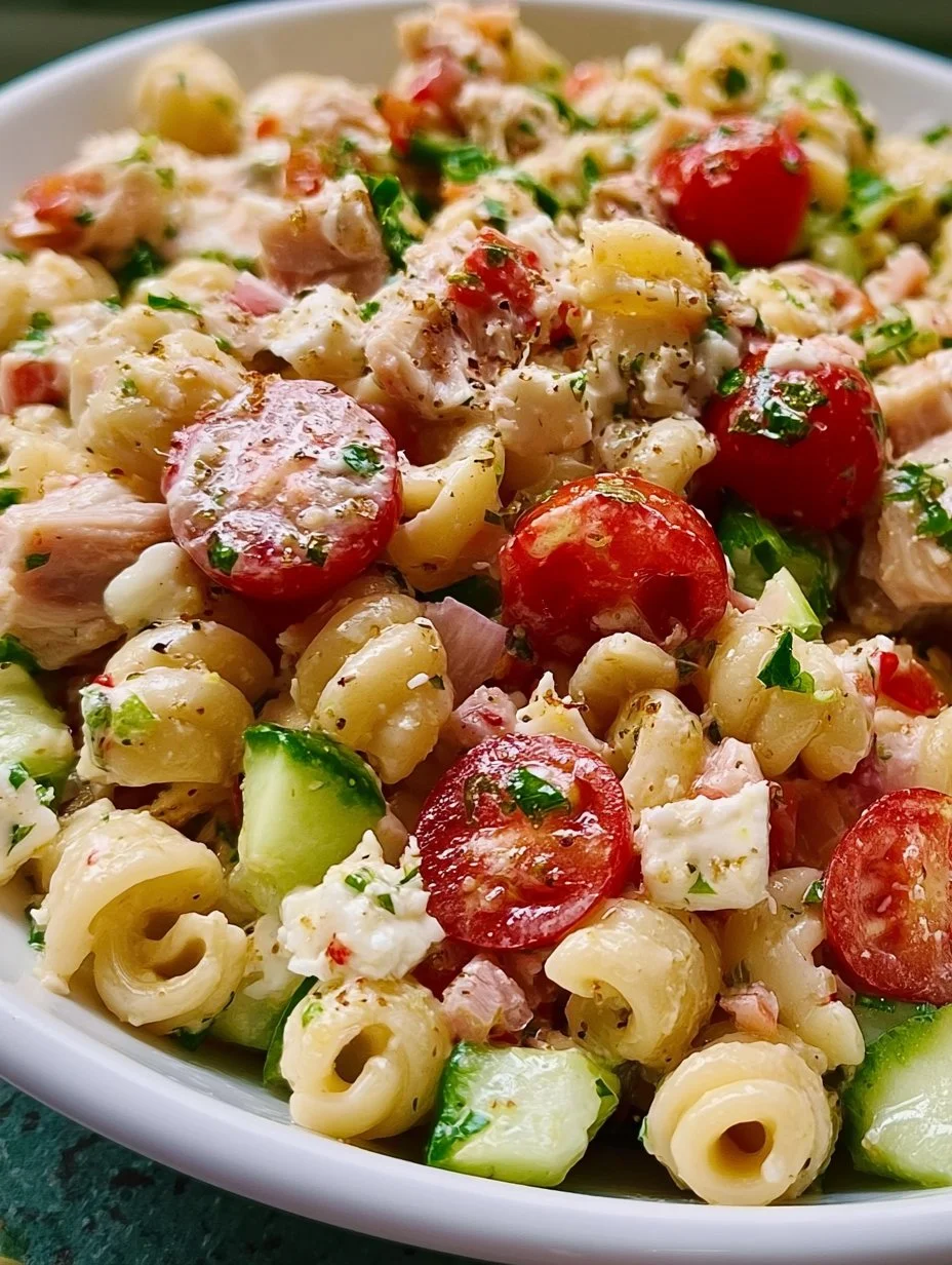 Salade de pâtes au thon
